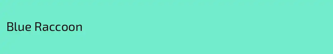 Blue Raccoon